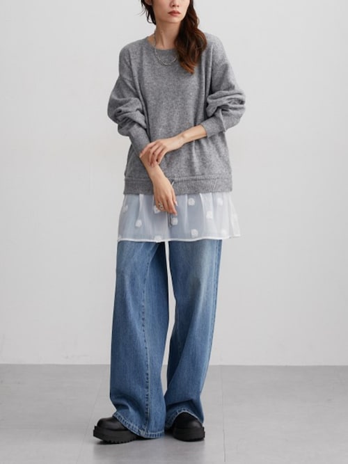 セール】綿100％ゆるシルエット超ワイドパンツ ［Soiunique