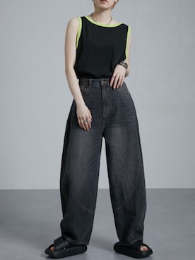 「Soiunique（スワユニーク）のアイテム」を使った、nissen Ladies Modelsさん（レディース・162cm）の夏コーディネート