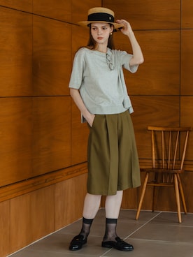 nissen Ladies Modelsさん（レディース・173cm）の夏コーディネート