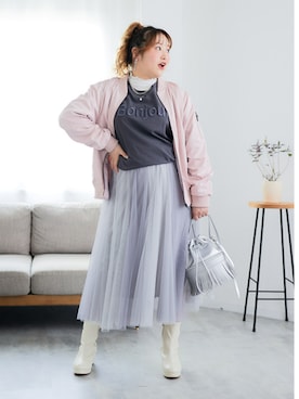 nissen Ladies Modelsさん（レディース・160cm）の冬コーディネート