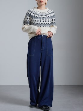 nissen Ladies Modelsさん（レディース・162cm）の秋コーディネート