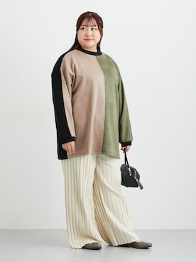 「nissen（ニッセン）のアイテム」を使った、nissen Ladies Modelsさん（レディース・155cm）の冬コーディネート