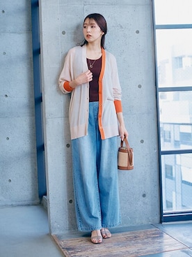 nissen Ladies Modelsさん（レディース・168cm）の春コーディネート