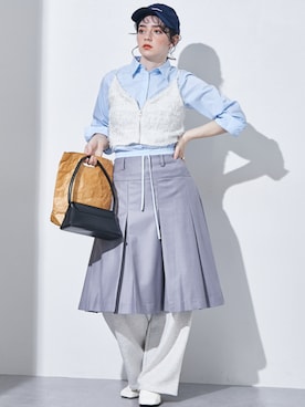 「TTOL（トール）のアイテム」を使った、nissen Ladies Modelsさん（レディース・165cm）の春コーディネート