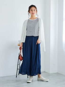 「pattok」｜nissen Ladies Modelsさん（レディース・160cm）の夏コーディネート
