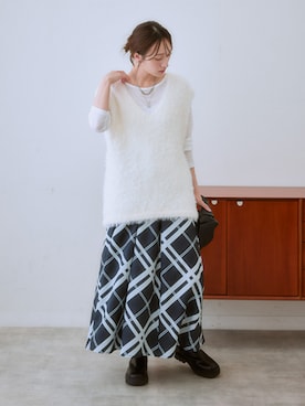 「nissen（ニッセン）のアイテム」を使った、nissen Ladies Modelsさん（レディース・160cm）の秋コーディネート