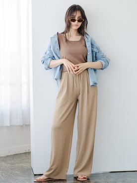 nissen Ladies Modelsさん（レディース・174cm）の春コーディネート