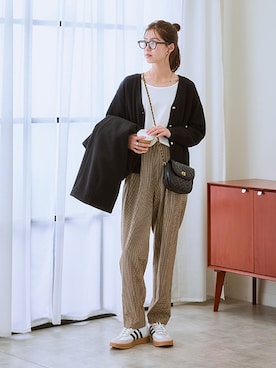 「首元ヌケ感」｜nissen Ladies Modelsさん（レディース・166cm）の秋コーディネート