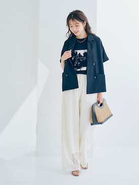 nissen Ladies Modelsさん（レディース・168cm）の春コーディネート
