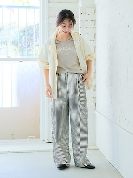 nissen Ladies Modelsさん（レディース・160cm）の春コーディネート