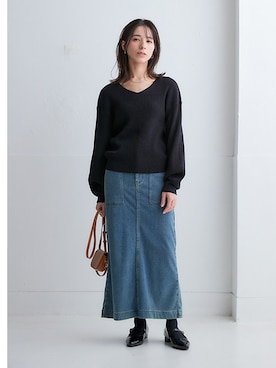 nissen Ladies Modelsさん（レディース・160cm）の秋コーディネート