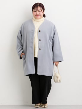 「nissen（ニッセン）のアイテム」を使った、nissen Ladies Modelsさん（レディース・158cm）の秋コーディネート