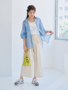 nissen Ladies Modelsさん（レディース・168cm）の春コーディネート