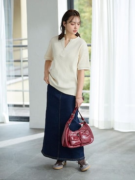 nissen Ladies Modelsさん（レディース・163cm）の春コーディネート