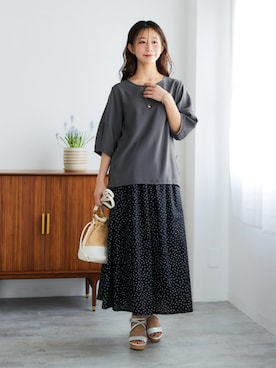 「pattok」｜nissen Ladies Modelsさん（レディース・160cm）の夏コーディネート