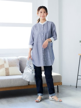 「レディースファッション」｜nissen Ladies Modelsさん（レディース・160cm）の春コーディネート