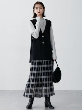 nissen Ladies Modelsさん（レディース・169cm）の冬コーディネート