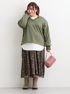 nissen Ladies Modelsさん（レディース・158cm）の秋コーディネート