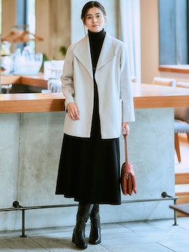 「nissen（ニッセン）のアイテム」を使った、nissen Ladies Modelsさん（レディース・168cm）の秋コーディネート