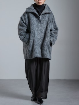 「Soiunique（スワユニーク）のアイテム（パンツ）」を使った、nissen Ladies Modelsさん（レディース・162cm）の秋コーディネート