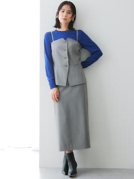 「アイテム（フォーマルスーツ/小物）」を使った、nissen Ladies Modelsさん（レディース・167cm）の夏コーディネート