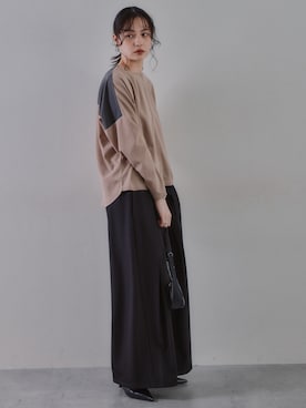 「nissen（ニッセン）のアイテム」を使った、nissen Ladies Modelsさん（レディース・166cm）の秋コーディネート