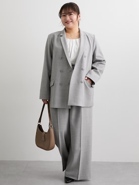 「アイテム（フォーマルスーツ/小物）」を使った、nissen Ladies Modelsさん（レディース・160cm）の冬コーディネート