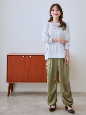 「nissen（ニッセン）のアイテム」を使った、nissen Ladies Modelsさん（レディース・160cm）の秋コーディネート