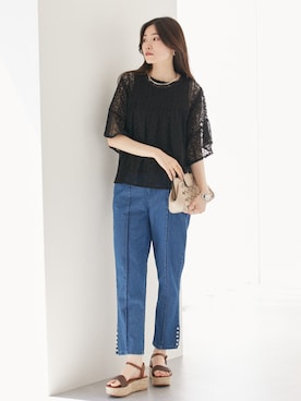 nissen Ladies Modelsさん（レディース・167cm）の夏コーディネート