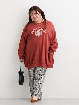 「アイテム（スウェット、その他）」を使った、nissen Ladies Modelsさん（レディース・158cm）の秋コーディネート