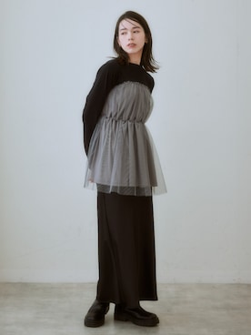 nissen Ladies Modelsさん（レディース・160cm）の秋コーディネート