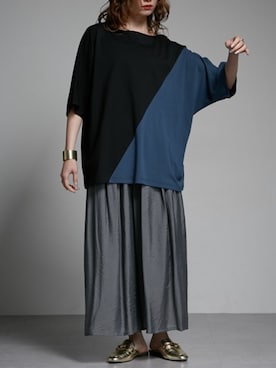「Soiunique（スワユニーク）のアイテム」を使った、nissen Ladies Modelsさん（レディース・154cm）の夏コーディネート