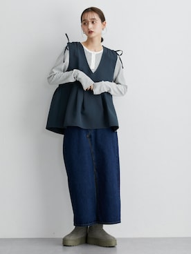 nissen Ladies Modelsさん（レディース・169cm）の秋コーディネート