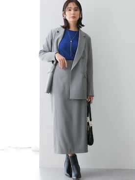 「アイテム（フォーマルスーツ/小物）」を使った、nissen Ladies Modelsさん（レディース・167cm）の夏コーディネート