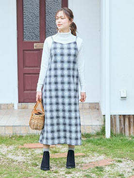 「nissen（ニッセン）のアイテム」を使った、nissen Ladies Modelsさん（レディース・167cm）の秋コーディネート