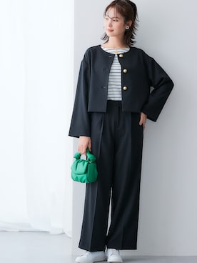 「スーツ」｜nissen Ladies Modelsさん（レディース・167cm）の秋コーディネート