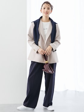 「nissen（ニッセン）のアイテム」を使った、nissen Ladies Modelsさん（レディース・165cm）の春コーディネート