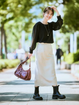 nissen Ladies Modelsさん（レディース・160cm）の秋コーディネート