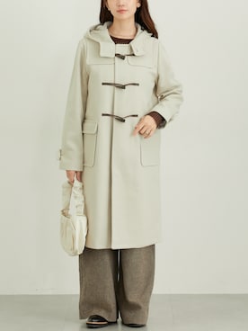 「アイテム（オールインワン・サロペット、ベージュ系）」を使った、nissen Ladies Modelsさん（レディース・160cm）の秋コーディネート