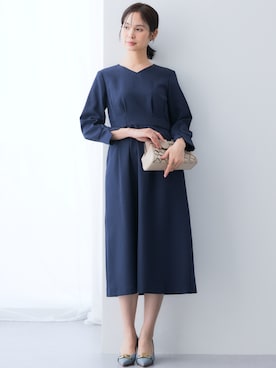 「アイテム（スーツセット）」を使った、nissen Ladies Modelsさん（レディース・167cm）の秋コーディネート