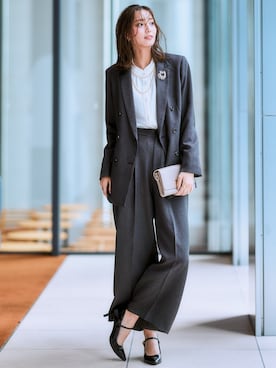 nissen Ladies Modelsさん（レディース・169cm）の冬コーディネート
