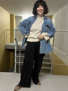 「アイテム（フォーマルスーツ/小物）」を使った、nissen Ladies Modelsさん（レディース・163cm）の秋コーディネート