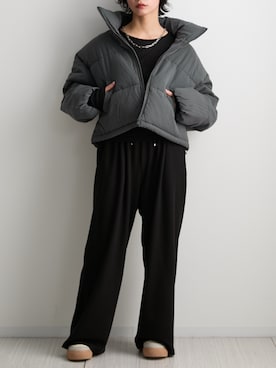 「Soiunique（スワユニーク）のアイテム」を使った、nissen Ladies Modelsさん（レディース・160cm）の秋コーディネート