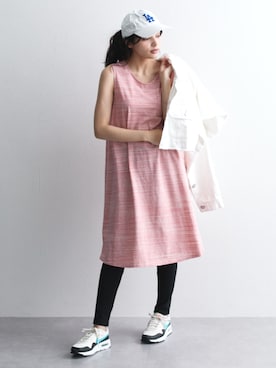 「レディース」｜「アイテム（ワンピース/ドレス）」を使った、nissen Ladies Modelsさん（レディース・160cm）の夏コーディネート