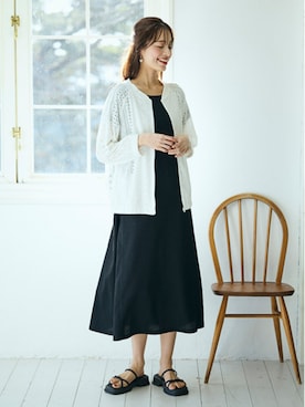 「pattok」｜「アイテム（ジャケット/アウター）」を使った、nissen Ladies Modelsさん（レディース・167cm）の春コーディネート