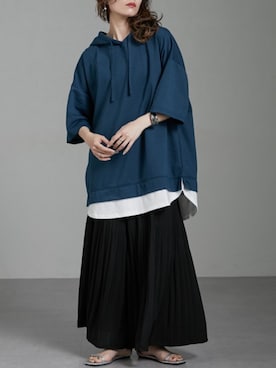 「Soiunique（スワユニーク）のアイテム」を使った、nissen Ladies Modelsさん（レディース・154cm）の夏コーディネート