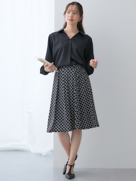 「nissen（ニッセン）のアイテム」を使った、nissen Ladies Modelsさん（レディース・165cm）の秋コーディネート