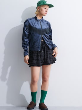 「レギュラー」｜「アイテム（その他アウター）」を使った、nissen Ladies Modelsさん（レディース・165cm）の冬コーディネート