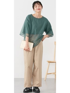 nissen Ladies Modelsさん（レディース・169cm）の夏コーディネート