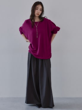 「nissen（ニッセン）のアイテム」を使った、nissen Ladies Modelsさん（レディース・166cm）の秋コーディネート